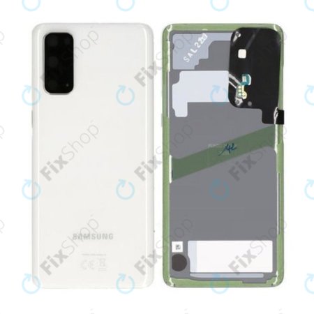 Samsung Galaxy S20 G980F - Cache batterie (Blanc nuage) - GH82-22068B, GH82-21576B Genuine Service Pack