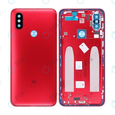 Xiaomi Mi A2 (Mi 6X) - Cache batterie (Rouge)