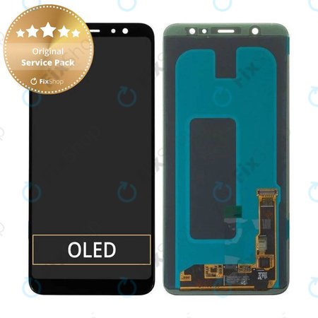 Samsung Galaxy A6 Plus A605F (2018) - Écran LCD + Écran Tactile (Noir) - GH97-21878A, GH97-21907A Genuine Service Pack