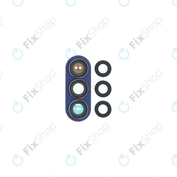 Samsung Galaxy Z Fold 7 F966B - Objectif de caméra arrière + cadre (Blue Shadow)