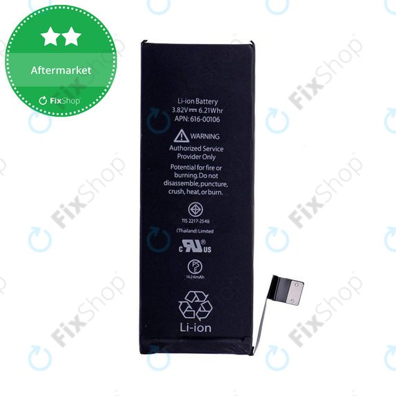 Batterie pour iPhone SE, 1624mAh