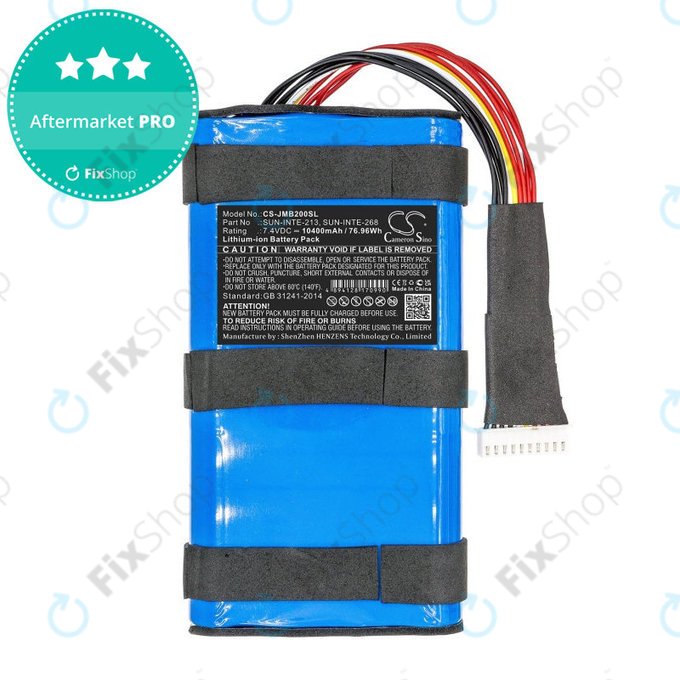 Batterie pour JBL Boombox 2, 10400mAh, Li-Ion, 7.4V, SUN-INTE-213, HQ