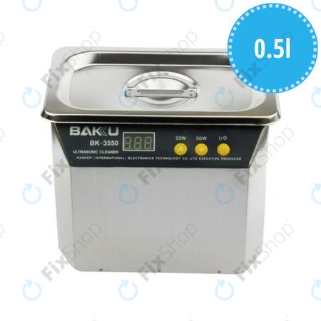 Baku BK-3550 - Nettoyeur à ultrasons en acier inoxydable - 0,5 L