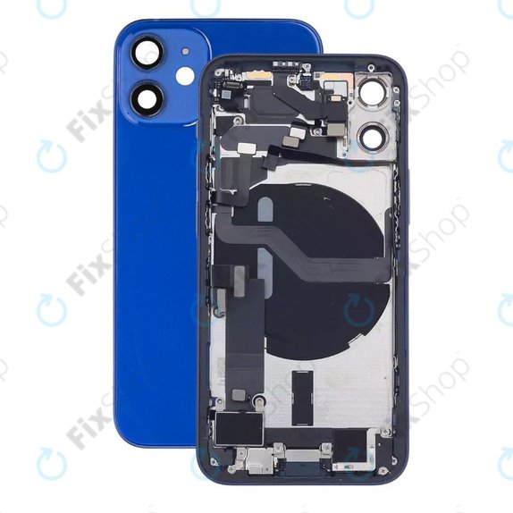 Apple iPhone 12 Mini - Petites pièces du boîtier arrière (bleu)