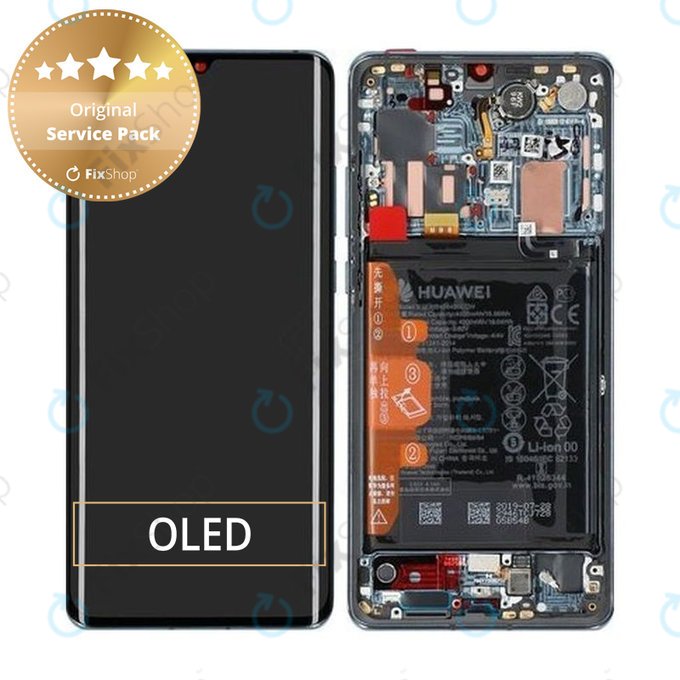 Huawei P30 Pro - Écran LCD + Ecran Tactile + Cadre + Batterie (Bleu Mystique) - 02353DGJ