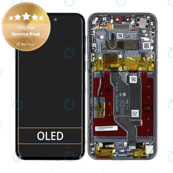 Honor Magic7 Pro - Écran LCD + Écran tactile + Cadre (Black) - 0235AMRV Genuine Service Pack