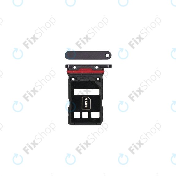 Huawei P30 Pro, P30 Pro 2020 - Tiroir SIM (Noir) - 51661LGC Genuine Service Pack