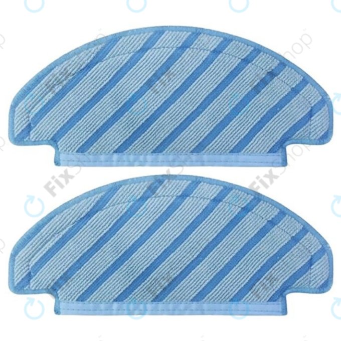 Chiffon de vadrouille, 2 pièces, Lavable pour Ecovacs Deebot N8-series, T-series, X1 Plus