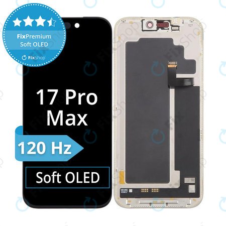 Apple iPhone 17 Pro Max - Écran LCD + Écran Tactile + Cadre Soft OLED FixPremium