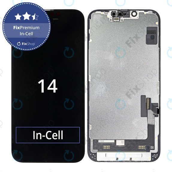Écran In-Cell FHD pour iPhone 14, Tactile avec cadre, FixPremium