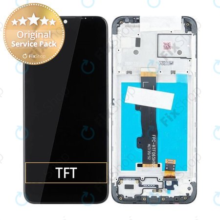 Motorola Moto E7 Power, E7i Power - Écran LCD + Écran tactile + Cadre - 5D68C18235 Genuine Service Pack