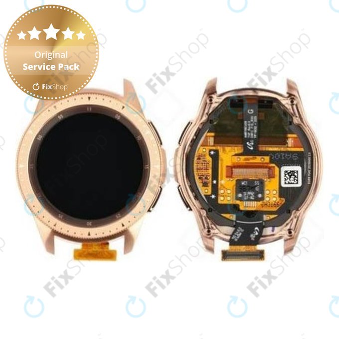 Samsung Galaxy Watch 42mm R810 - Écran LCD + Écran tactile + Cadre (Rose Gold) - GH97-22290B Genuine Service Pack