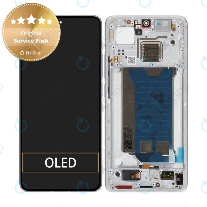 Xiaomi Poco F7 Pro 5G - Écran LCD + Écran tactile + Cadre (Silver) - 56002200O1100 Genuine Service Pack