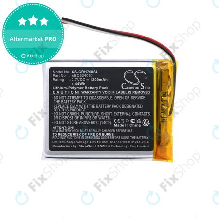 Batterie pour Corsair HS75 XB, HS70 SE Void Pro RGB, HS70SE, 1200mAh, Li-Pol, 3.7V, AEC524050, HQ