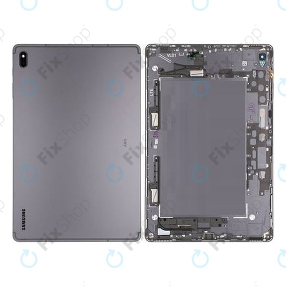 Samsung Galaxy Tab S7 FE 5G T736B - Cache batterie (Noir mystique) - GH82-25745A Genuine Service Pack
