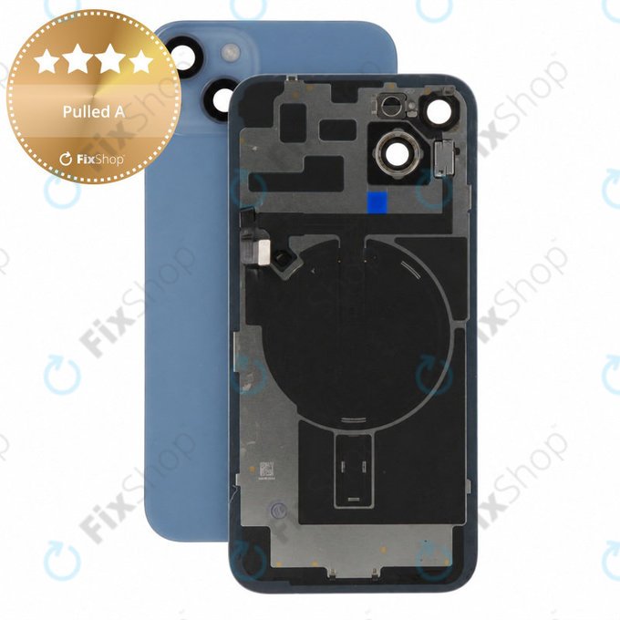 Verre de coque arrière pour iPhone 14 Plus, Blue, Pulled A
