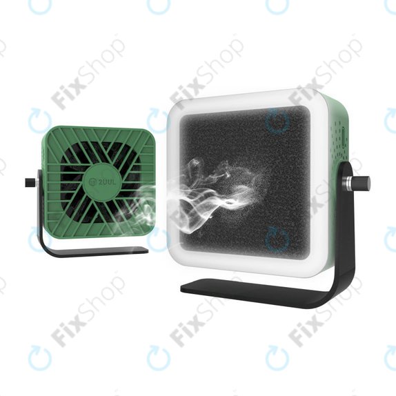 Extracteur de fumée et ventilateur de refroidissement avec éclairage LED, 2UUL DA98