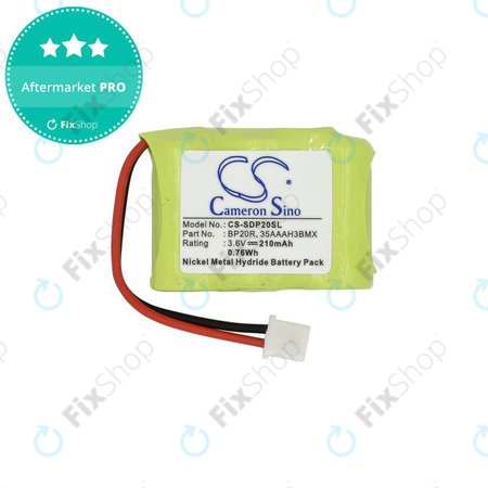 Batterie pour Dogtra Receiver, Collar, 210mAh, Ni-MH, 3.6V, BP20R, HQ
