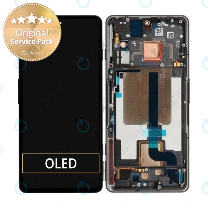 Xiaomi Poco F4 GT 21121210G - Écran LCD + Écran Tactile + Cadre (Cyber Jaune) - 56000A0L1000 Genuine Service Pack