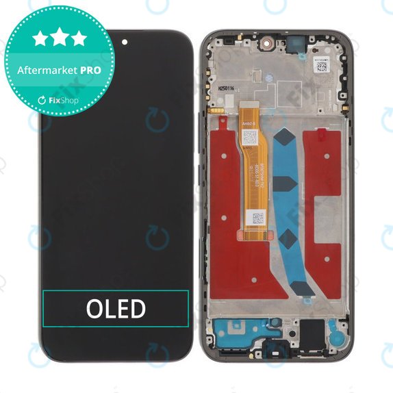 Honor 400 Lite - Écran LCD + Écran tactile + Cadre (Velvet Black) OLED