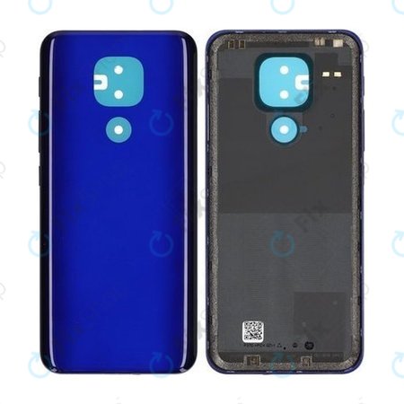 Motorola Moto G9 Play - Cache batterie (bleu saphir) - 5S58C17144 Genuine Service Pack