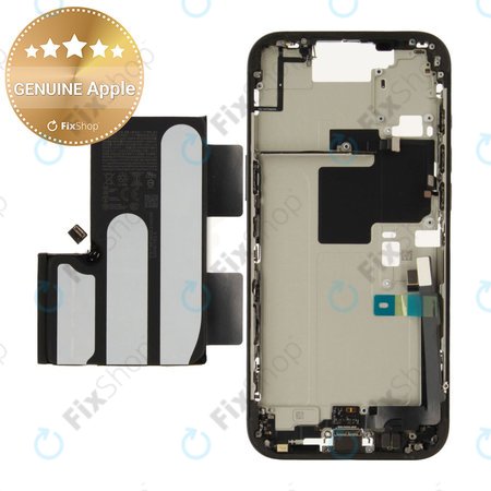 Cadre central avec batterie pour iPhone 16 Pro Max | Black Titanium | ZD076-00693 | Genuine Apple
