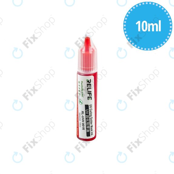 Relife RL-UVH901R - Masque de soudure durcissable par UV - 10ml (Rouge)