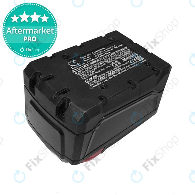 Milwaukee série 2600, série 2700, AG-125, C18, HD18, M12, M18 - Batterie YTB313 Li-Ion 18V 6000mAh HQ