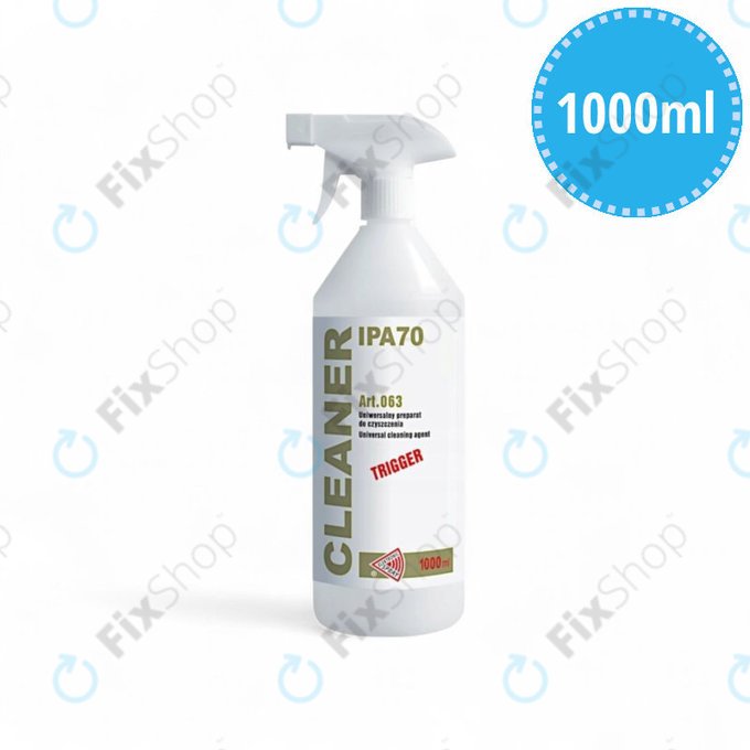 Isopropanol 70%, 1000 ml, avec pulvérisateur, Cleanser IPA