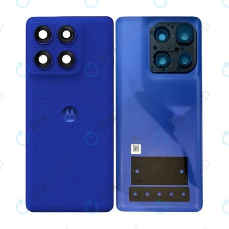 Motorola Edge 60 Pro - Cache batterie (Dazzling Blue) - 5D68C30059 Genuine Service Pack