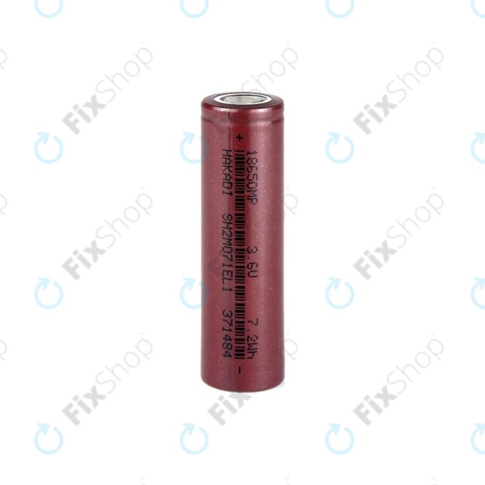 Pile cylindrique au lithium 18650 (Li-Ion, 2000 mAh, 3,6 V)