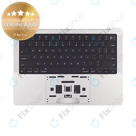 Cadre supérieur clavier pour MacBook Pro 14", A2442 (2021), A2779 (2023), avec clavier US et batterie, Silver, 661-21973, Genuine Apple