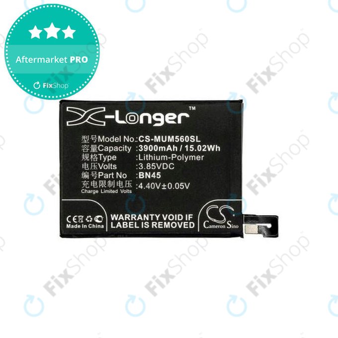 Xiaomi Redmi Note 5 Pro - Batterie BN45 3900mAh HQ