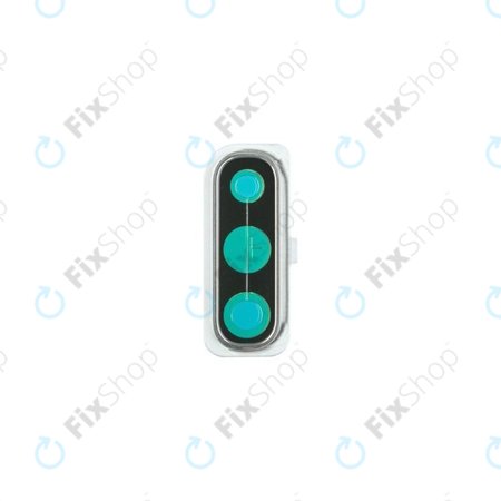 Samsung Galaxy A50 A505F - Cadre d'objectif de caméra arrière (Blanc) - GH98-44064B Genuine Service Pack