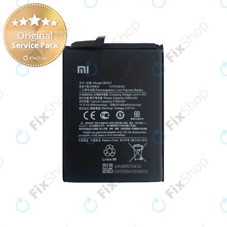 Xiaomi Poco X3 NFC, X3 Pro - Batterie BN57 5160mAh - 460200003J1G Genuine Service Pack