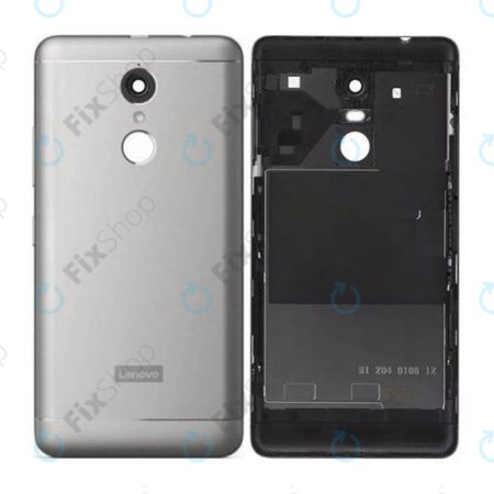 Lenovo K6 Note K53a48 - Cache batterie + objectif d'appareil photo (argent)