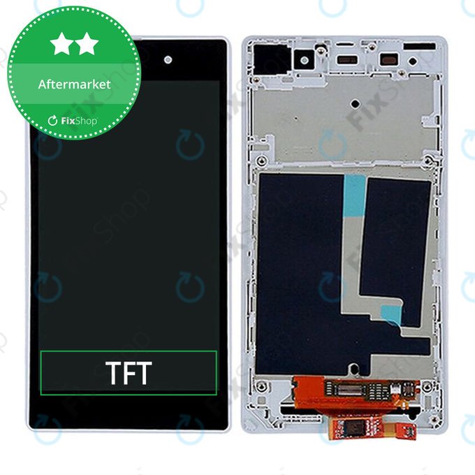 Sony Xperia Z1 L39H - Écran LCD + Écran tactile + Cadre (Blanc)