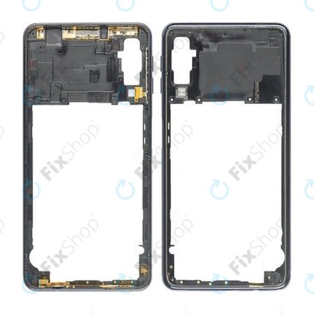 Samsung Galaxy A7 A750F (2018) - Cadre central (Noir) - GH98-43585A Genuine Service Pack