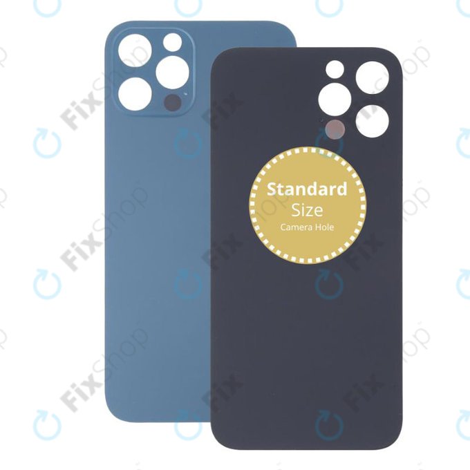Apple iPhone 13 Pro Max - Verre du boîtier arrière (bleu)