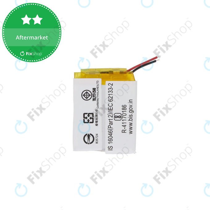 Batterie pour Garmin Venu SQ, 205mAh, 361-00136-21
