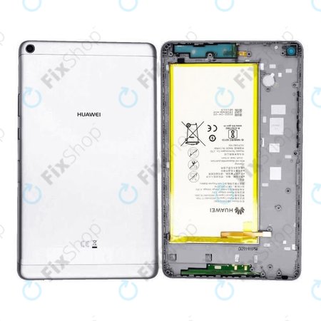 Huawei MediaPad T3 8.0 Lite - Cache batterie (Gris) - 02351HSK