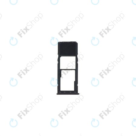 Samsung Galaxy A7 (2018) - Plateau SIM (Noir) - GH98-43635A Genuine Service Pack