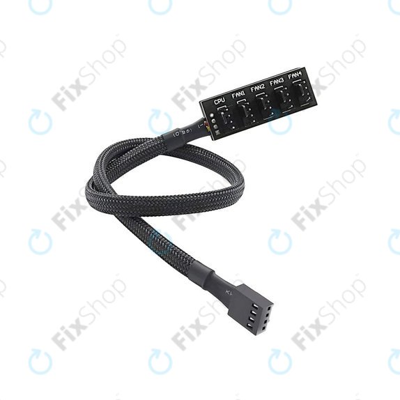 Hub PWM pour ventilateurs, 4 broches, 5 ports