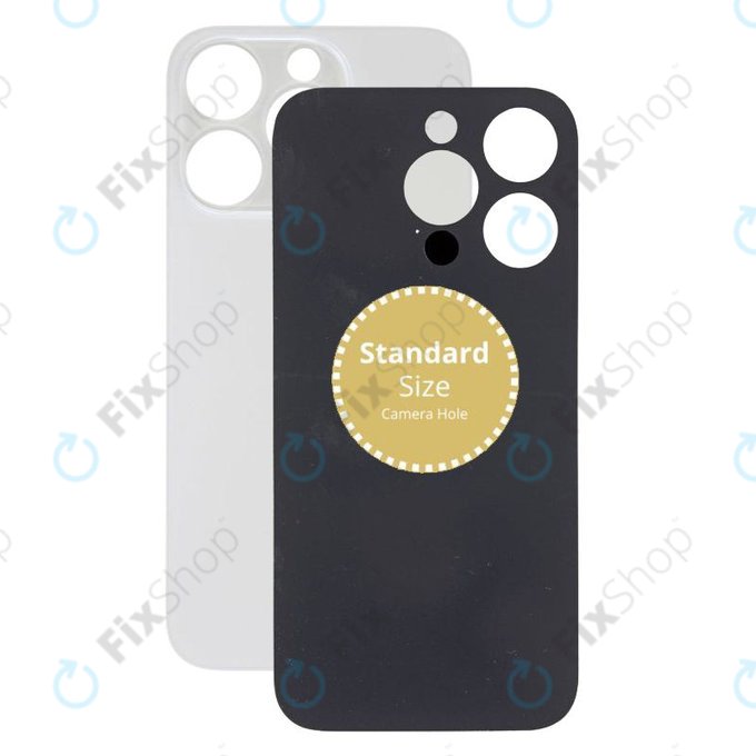 Apple iPhone 14 Pro - Verre du boîtier arrière (argent)