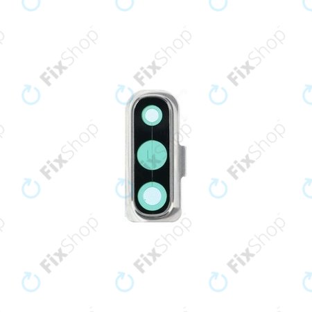 Samsung Galaxy A70 A705F - Cadre d'objectif de caméra arrière (Blanc) - GH98-44197B Genuine Service Pack