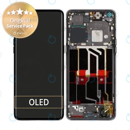 Oppo Find X5 Pro - Écran LCD + Écran Tactile + Cadre (Noir Glaze) - 4130012 Genuine Service Pack