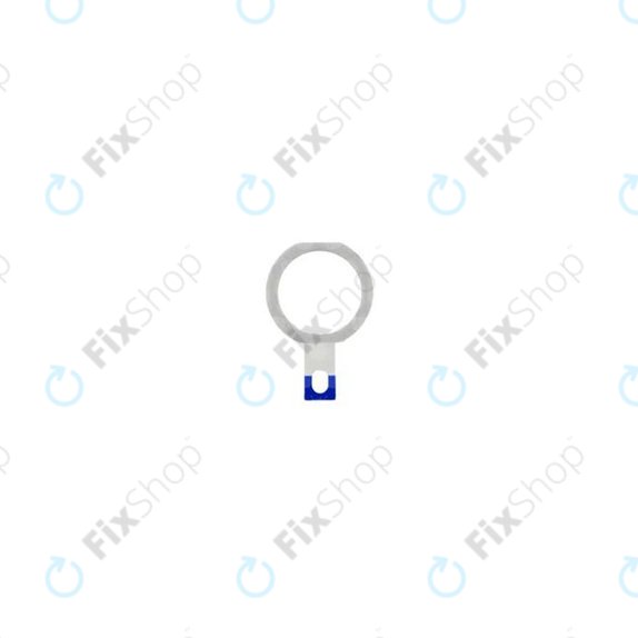 Apple iPad Air - Cercle en plastique du bouton Home (Blanc)