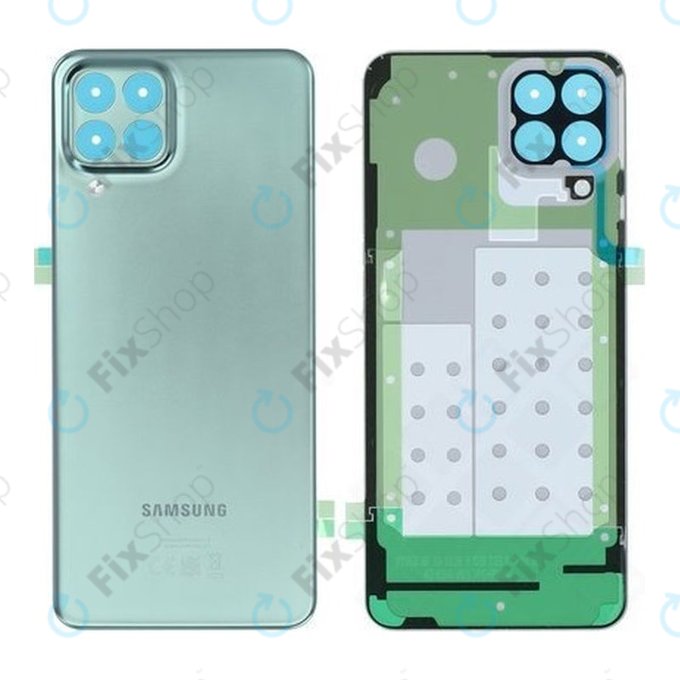 Samsung Galaxy M33 5G M336B - Cache batterie (Vert) - GH82-28444C Genuine Service Pack