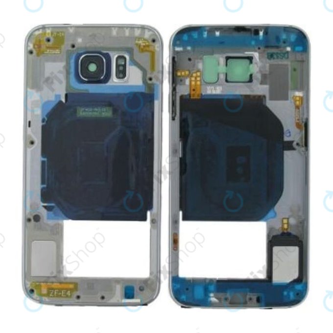 Samsung Galaxy S6 G920F - Cadre central (Bleu) - GH96-08583D Genuine Service Pack