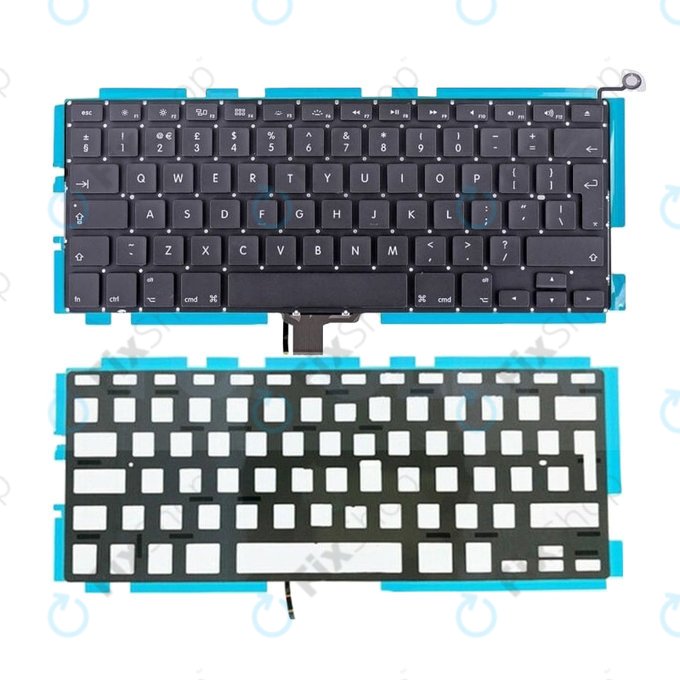 Apple MacBook Pro 13" A1278 (Mid 2009 - Mid 2012) - Clavier + Rétroéclairage Royaume-Uni